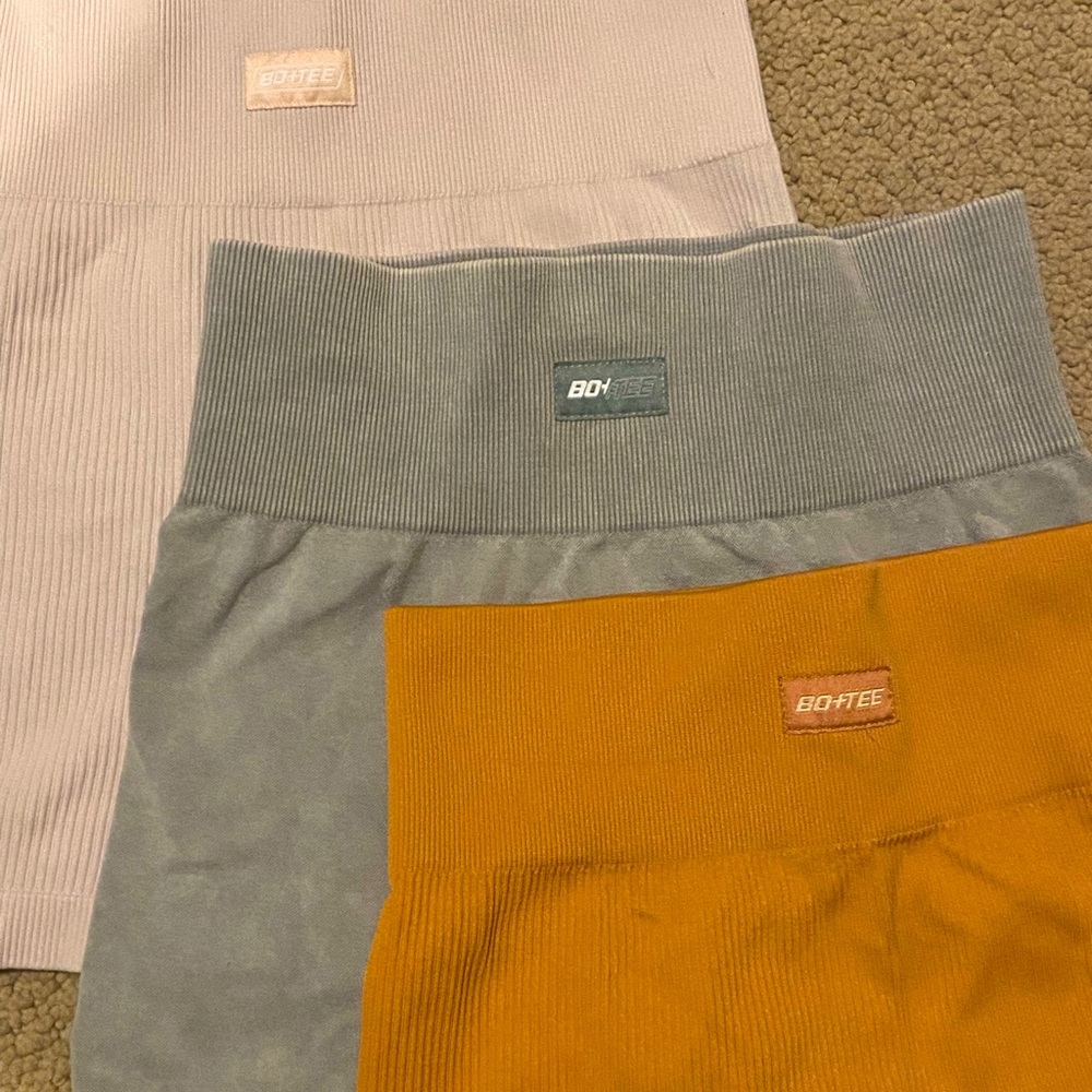 BO+TEE workout/gym shorts bundle (3)
